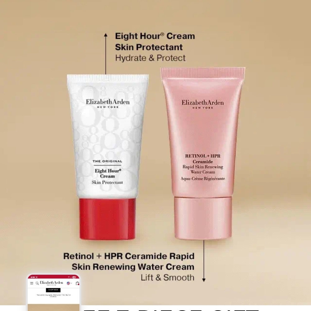 NWT Elizabeth Arden Set 7 Skincare Makeup Mascara Moisturizer Mom Gift Grandma - Picture 8 of 9